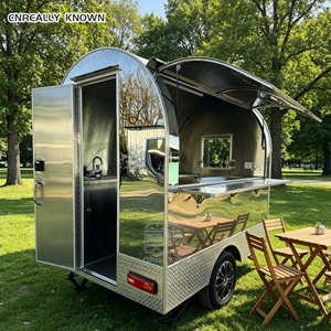 2025 <b>Towable</b> Aluminum & Fiberglass Multifunctional Street Mobile Food Truck Trailer for Snack Food and Fast Food - Product Image 6