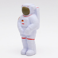 Jouets en mousse PU avec logo personnalisé, jouet anti-stress simulation astronaute, jouet anti-stress à remontée lente, jouets à presser doux pour enfants et adultes