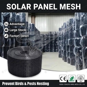 Kit de Malla de Acero Recubierta de PVC de 1/2" y 100 pies para Protección de Paneles Solares y Techos Contra Pájaros y Palomas - Product Image 6