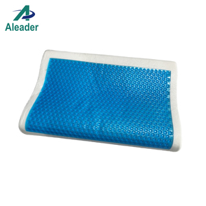Aleader/Alleder Gel Memory <strong>Foam</strong> High/Low Pillow <strong>Model</strong> 60X40X12/10CM Promotes Health &amp; Relaxation with Cervical Care Function - Product Image 2
