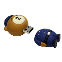 Promosi kartun beruang PVC USB 2.0 Flash Drive USB Disk Hadiah tipe Antarmuka