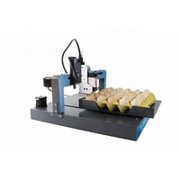 Machine de codage automatique à jet d'encre pour la date d'expiration des œufs de boulangerie de qualité alimentaire, avec moteur et roulement, haute capacité 10000 pièces/heure