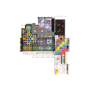 Solution de parc d'aventure <span class=keywords><strong>commercial</strong></span> personnalisé, aire de jeux intérieure avec parc de trampolines, arène de ninja tag pour <span class=keywords><strong>centre</strong></span> de divertissement - Product Image 5