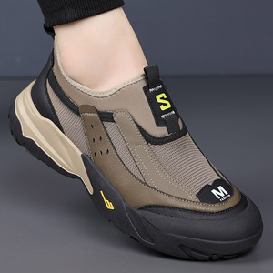 Chaussures de randonnée avec empeigne en mesh, semelle extérieure en caoutchouc, semelle intermédiaire respirante en EVA, unisexe, printemps, trekking en plein air, usage décontracté - Product Image 2