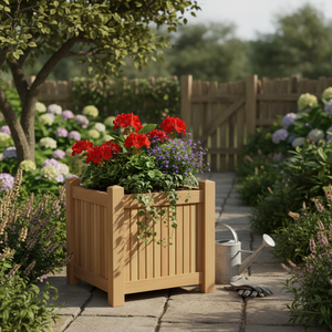 กระถางปลูกต้นไม้ทรงสี่เหลี่ยมขนาด 18 นิ้ว รุ่น D0100XFRCR2 สำหรับอุปกรณ์ทำสวน - Product Image 3