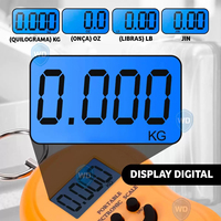 Changxie Meilleur prix Balance numérique Affichage LCD 3 unités kg lb oz Balance de voyage pour valise de pêche jusqu'à 50 kg