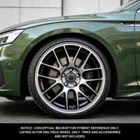 Sur mesure 12000T Forgé |   Norme DOT |   MOQ 4 S1-00191 18-24 Jantes multibranches noires usinées pour Audi A5 S5