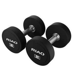 जिम उपकरण भारोत्तोलन मैन मैनकुर्नस कुर्ज़ानटेल पीयू यूरेथेन राउंड डम्बल सेट - Product Image 1