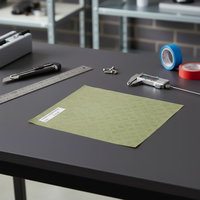 Papier à points de diamant résistant à la chaleur et à la stabilité thermique personnalisé avec adhésif activé par la chaleur pour l'isolation des bobines de transformateur