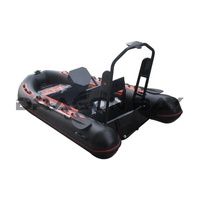 Bateau à Double coque en aluminium rigide de 12 pieds, bateau canot gonflable PVC/Hypalon/oca avec équipements de luxe