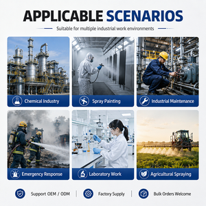 Máscara <span class=keywords><strong>de</strong></span> Gas <span class=keywords><strong>de</strong></span> Cara Completa FNJ05, Gran Venta, Stock en Movimiento Rápido |   Respirador <span class=keywords><strong>de</strong></span> Policarbonato RD40 con Certificación CE, Reutilizable, OEM, Multimercado - Product Image 6