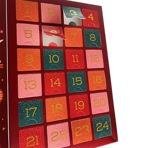 Christmas Advent Calendar <b>Box</b> 24 Days Countdown <b>Gift</b> <b>Box</b> <b>Empty</b> Rigid Paper Calendar <b>Box</b> For Chocolate Candy Cookie Holiday Xmas - Product Image 4