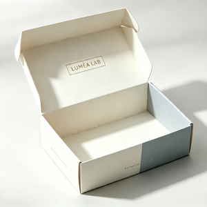 Custom Self-locking Corrugated Mailer <b>Boxes</b> for Skincare Cosmetic E-commerce Shipping Kraft Board Tuck Flap Matt/Glossy - Product Image 2