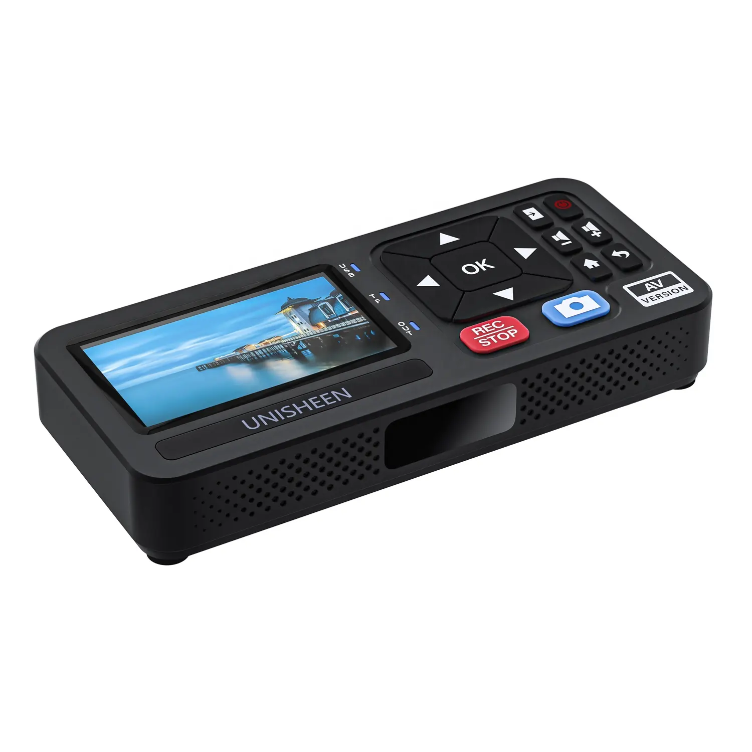 Unisheen UR230A Mini Size endoscopio autonomo videoregistratore commutabile S-Video RCA Camera Capture Box registratore VHS