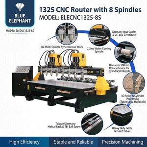 Fresadora CNC de Alta Precisión 1800x2500mm 1325 con Múltiples Husillos y Rotatorio para Componentes de Muebles - Product Image 1