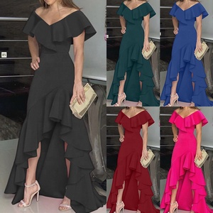Cina all'ingrosso elegante <span class=keywords><strong>con</strong></span> scollo a V <span class=keywords><strong>abito</strong></span> da festa <span class=keywords><strong>rosso</strong></span> <span class=keywords><strong>abito</strong></span> da festa Stretch <span class=keywords><strong>abito</strong></span> da festa - Product Image 1