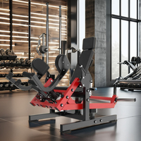 Équipement de fitness commercial de haute qualité-Machines de gymnastique en acier chargé par plaque pour le revêtement électrostatique de poudre de force de jambe