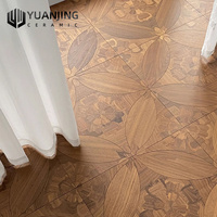 Carreaux de sol entièrement céramiques effet bois parquet Versailles pour toute la maison, balcon, salon, 600x600