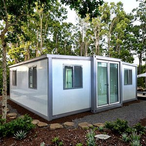 Fabrieksdirecte verkoop van 20 ft container frame huizen met complete water- en elektriciteitsvoorziening, stapelbare modulaire mobiele woningen - Product Image 1