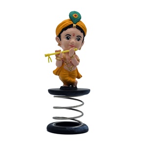 Ídolo de Bhakti Bansidhar Krishna para el Tablero del Auto y Decoración del Hogar – Adorno Decorativo de Flauta Kanha de Funsprin Plastics - Product Image 1