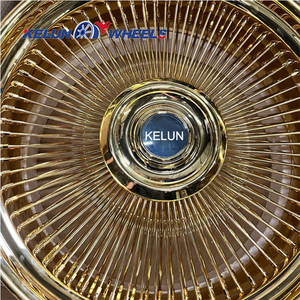 ล้อแม็กซ์แบบกำหนดเอง 5x114.3 สีทอง ล้อซี่ลวด ล้อซี่ลวด KELUN - Product Image 1