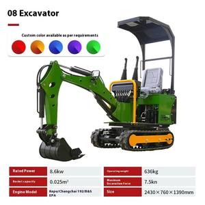 मिनी खुदाई के 3.5 टन यूरो 5 एपा कुबोटा इंजन बैगर छोटे क्रॉलर खुदाई 1 टन 2 डिगर होम खुदाई - Product Image 3
