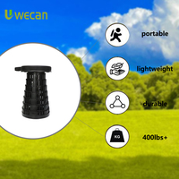 Nouvelle mise à niveau 500kg capacité de charge tabouret pliable portable tabouret de Camping pliable en plein air pour adultes