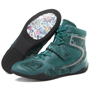 camouflage Boxing shoes high top combat training shoes size 35-46 wrestling fitness shoes for men women