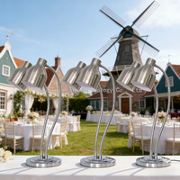 Zilveren keukenapparatuur staande catering voedselwarmer lamp elektrische verwarming buffet voedselwarmtelamp voor restaurant