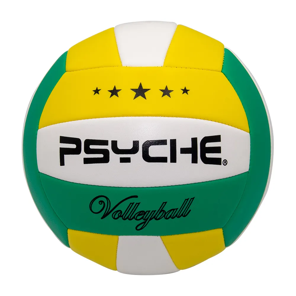 Dimensioni e peso ufficiali logo personalizzato palla da pallavolo in morbida pelle colorata pallone da beach volley match