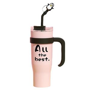 Vente en gros directe d'usine nouvelle grande capacité 40oz poignée ventouse Big Mac thermos tasse couleur haute valeur tasse de tuyau d'aspiration - Product Image 5