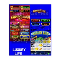 Combo Link 5A Halloween Party Horse Racing Multi Game Vertical Taiwan Arc One Red Game Board Prix usine pour Machine d'amusement