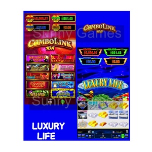 Combo Link 5A Fiesta de Halloween Carreras de caballos Multi juego Vertical Taiwan Arc One Red Game Board Precio de fábrica para máquina de entretenimiento - Product Image 5
