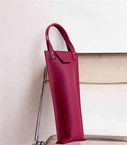 Duy Nhất Gói Da Rượu Vang Túi Dây Kéo Đóng Cửa Rượu Vang Không Thấm Nước Lưu Trữ Túi Xách Cho Nước Ngoài Rượu Vang Bảo Vệ - Product Image 3