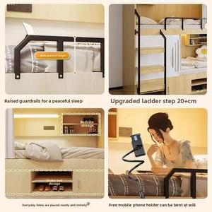 Hostel Hotel Simple Apartment Dormitory Space Capsule Modern Metal <b>Bunk</b> <b>Bed</b> Adult Multifunctional High Low Commercial Use - Product Image 3