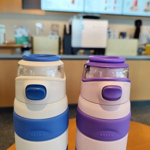 Stainless Steel Insulated Water Bottle 500ml For Outdoor Travel Sports Office Use With Lid Direct Drinking - Product Image 4