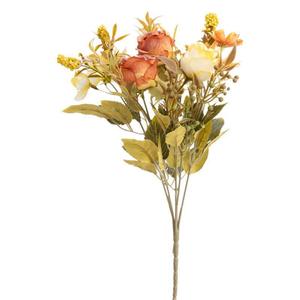 Ramo de Rosas Artificiales Baihuabang, Flores de Seda y Plástico Hechas a Mano, Estilo Nórdico, Decoración para el Hogar y Bodas, Temporada de Otoño - Product Image 5