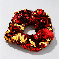 Chouchous scintillants à paillettes pour filles, accessoires capillaires pour cheerleaders, gymnastes et spectacles scolaires