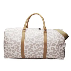 Bolsa de ombro portátil para viagem, bolsa preta de ombro com estampa de oncinha, leopardo brilhante e preta, nova, 2023