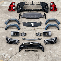 Accesorios de Modificación de Parachoques Delantero, Kit de Carrocería, Actualización a ROCCO 2021 para Toyota HILUX Revo Rocco 2016-2020