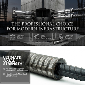 Acoplador de Extrusión <span class=keywords><strong>en</strong></span> Frío de Acero al Carbono 16Mn, Conector de Refuerzo, Manguito Mecánico para <span class=keywords><strong>Apartamentos</strong></span> y Villas - Product Image 2