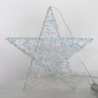 Neue LED Warmweiße Kupferdraht-Sternenlichterkette Funkelnd IP20 40cm CE-Zertifiziert für Weihnachts- und Heimdekoration