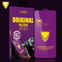 Protection d'écran en verre trempé OG Golden Armor de haute qualité, couverture intégrale, grand arc, pour iPhone 18 Pro Max