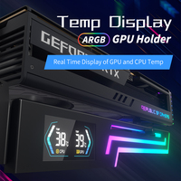 Support vertical pour carte graphique Gamer-X avec affichage de température et éclairage ARGB – Vente en gros usine