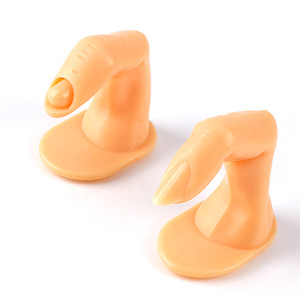 IRISMANLI Elektrisches Kunststoff-Handmodell mit Klebefläche für Fingernagel-Übungen <span class=keywords><strong>YT6</strong></span> Einseitig für Nagelstudio-Gebrauch - Product Image 1