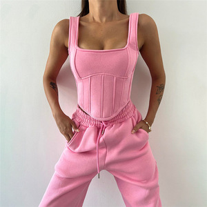 Conjunto de 3 Piezas para Mujer, Estilo Europeo Americano, Otoño 2026, Sudadera con Capucha, Camiseta y Pantalones - Product Image 3