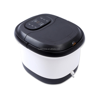 Bain de pieds chauffant rapide pour usage domestique avec massage automatique, pédicure, spa, bulles, pierre ponce et rouleaux de massage Shiatsu