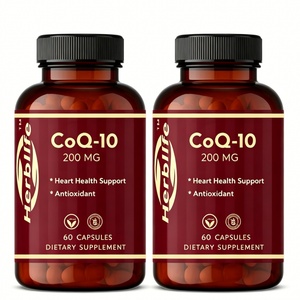Cápsulas de Coenzima Q10 CoQ10 de 200 mg, Suplemento Dietético OEM ODM de Fábrica, Fórmula Herbal para Adultos, Nutrición de Alta Absorción para el Corazón - Product Image 3
