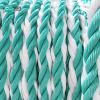 Cordes en polypropylène tressées flottantes à 8 brins haute ténacité, cordes PP Danline, 3/8 pouce, cordes d'amarrage pour bateaux de pêche, navires, marine