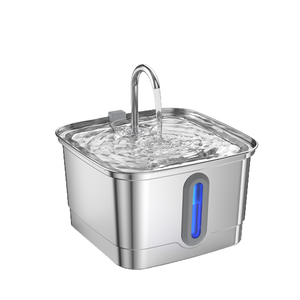 เครื่องให้น้ำสัตว์เลี้ยงอัตโนมัติขนาด 3.2 ลิตร ทำจากสแตนเลสทั้งหมด พร้อมระบบเซ็นเซอร์อินฟราเรดอัจฉริยะ สำหรับสุนัขและแมว ใช้ในบ้าน - Product Image 2